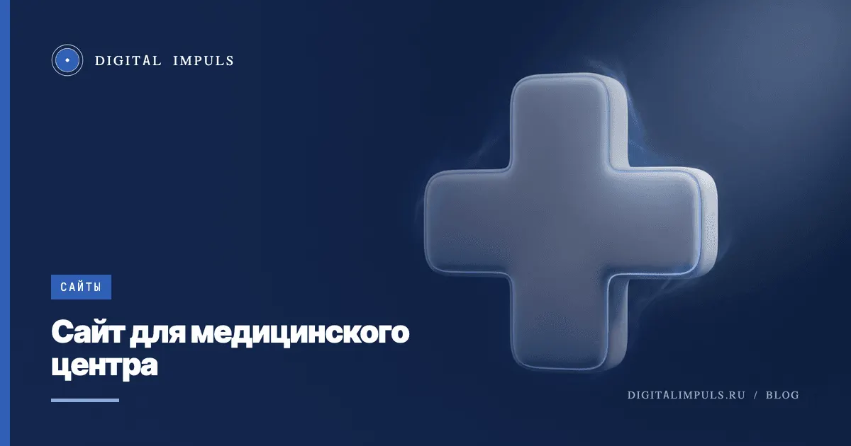 Сайт для медицинского центра - структура, запись к врачу и доверие пациента